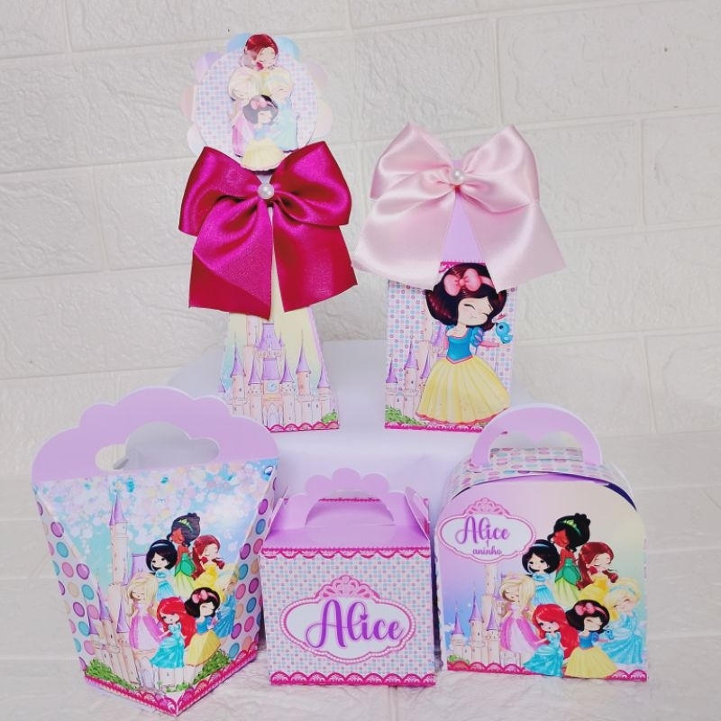 Kit festa princesas Disney lembrancinha princesas Disney personalizados princesas disney