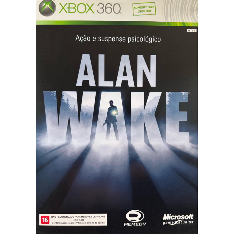 Alan wake xbox 360 original , midia fisica
