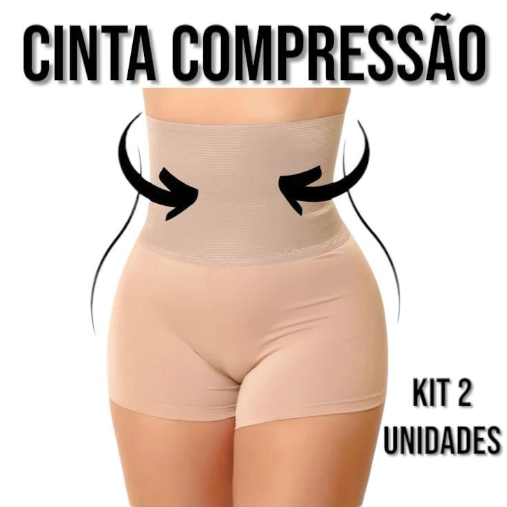 Kit com 2 Short Modelador Segunda Pele Liso Anágua | Bermudinha para Vestir por baixo da Roupa Feminino — imagem 1