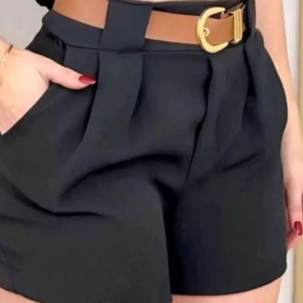 Bermuda Short Alfaiataria Feminino