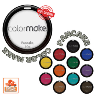 Kit ou Unidade Maquiagem Pancake branco 10g e/ou Sangue Falso COLORMAKE (Pancake todas as cores) em Oferta na Shopee