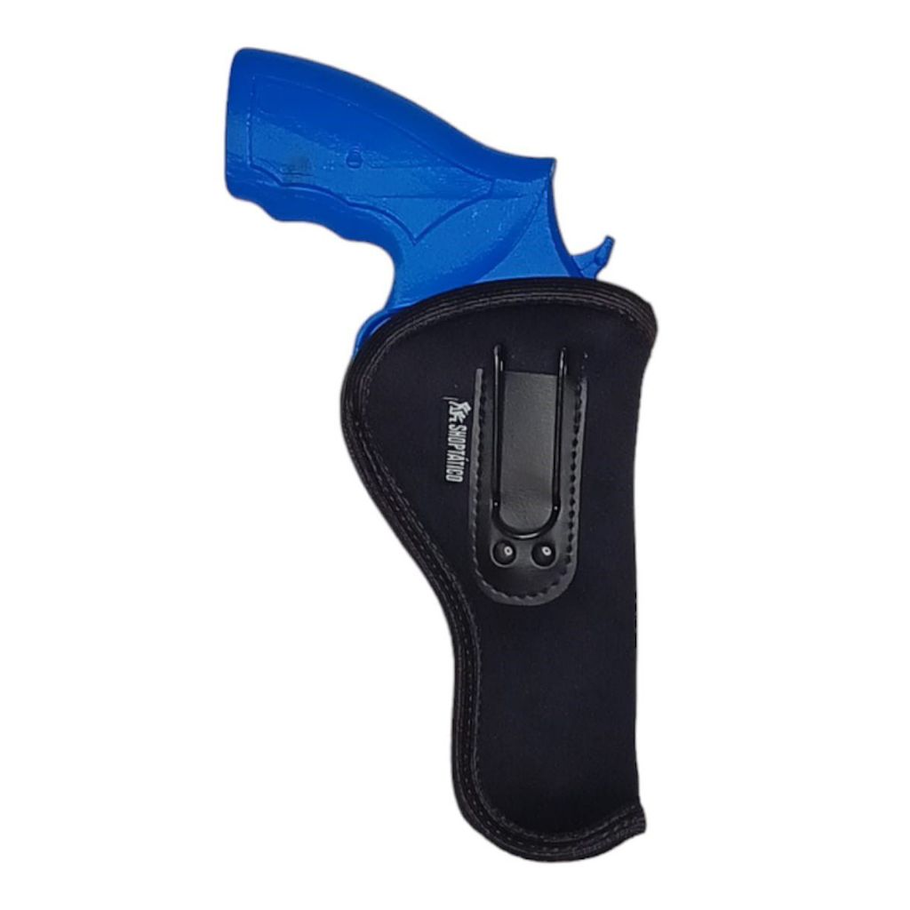 Coldre Neoprene Revolver 38 e 357 de 4 Polegadas e 5 Tiros