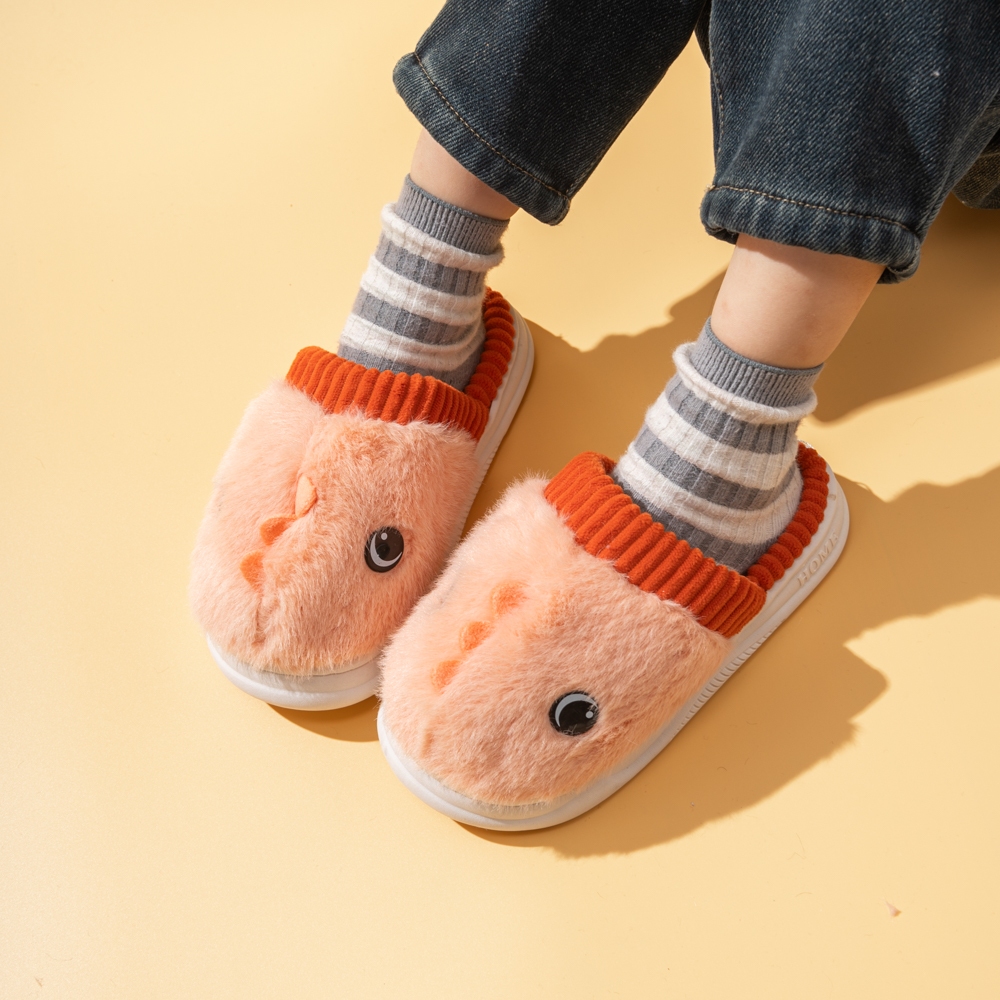 Pantufa Chinelo De Casa Infantil Menino Menina Pelúcia Confortável Inverno FTX0610DIN