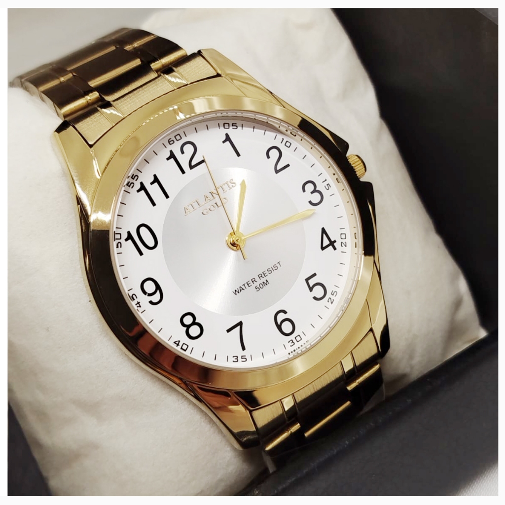 Relógio Atlantis Feminino Moda Dia das Mães Perfeito com Caixinha Atlantis