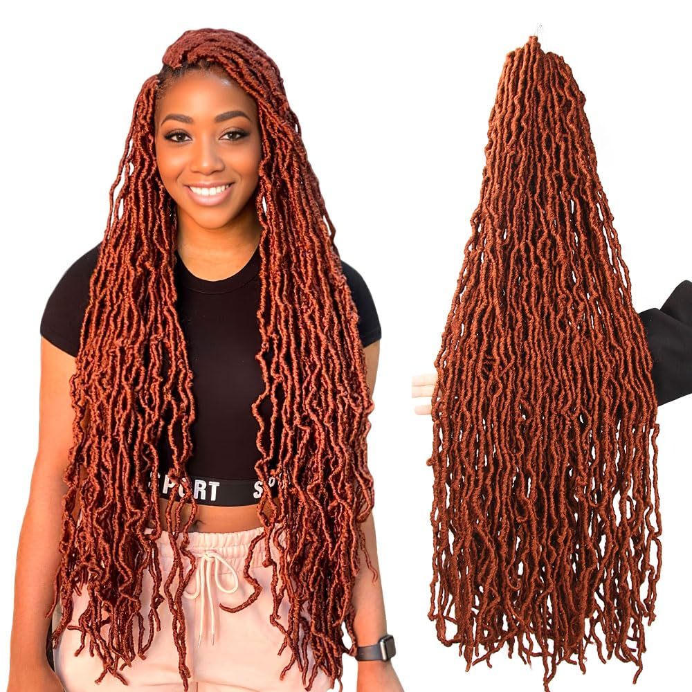 Cabelo de Crochê 90cm Tranças de Crochê Faux Locs Pré-Laçadas 180g em Oferta na Shopee