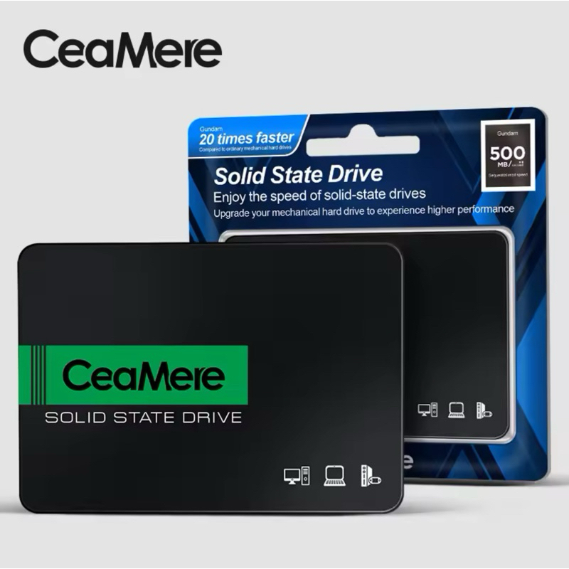 HD SSD CEAMERE 120GB 240GB 480GB 2.5" SATA 3 PARA DESKTOP OU NOTEBOOK - LACRADO/ENVIO IMEDIATO