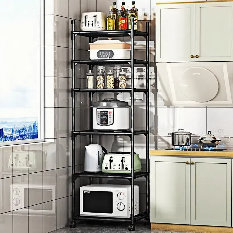 Estante 5 Prateleiras Cozinha de Aço Multiuso Utensílios Casa Escritório Organizador em Oferta na Shopee