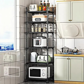 Estante 5/6 Prateleiras Cozinha de Aço Multiuso Utensílios Casa Escritório Organizador