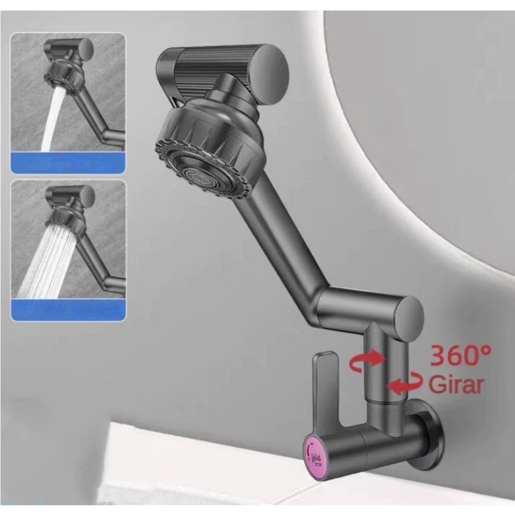 360° Torneira Giratória Multifuncional para Cozinha e Banheiro