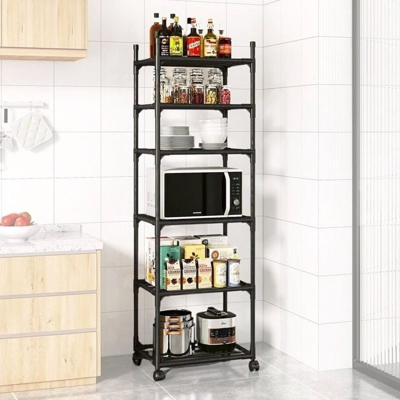 Estante 5 Prateleiras Cozinha de Aço Multiuso Utensílios Casa Escritório Organizador em Oferta na Shopee