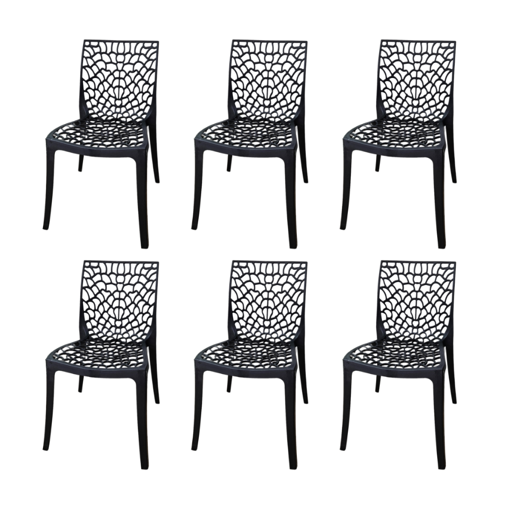 Kit Imperdível: 6 Cadeiras Gruvyer para uma Sala de Jantar Elegante - Promoção Envio Rápido!!!