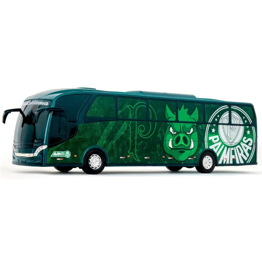 Miniatura Ônibus Palmeiras Brinquedo Verdão Original - Usual em Oferta na Shopee