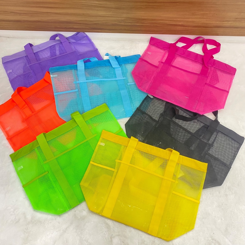Bolsa De Praia Feminina Impermeável Luxo Verão Sacola Praia Piscina Transparente Grande Silicone em Oferta na Shopee