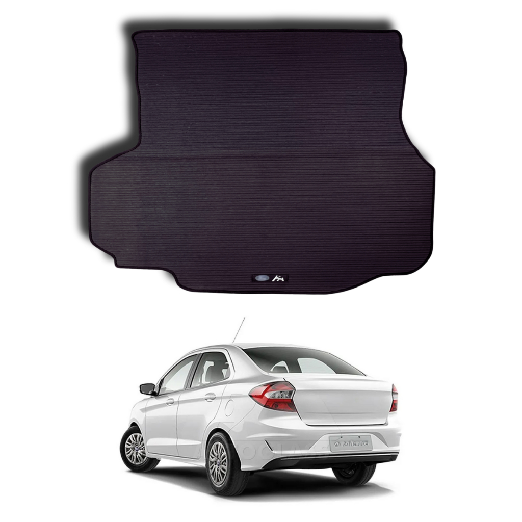 Tapete PVC Emborrachado Ford Ka Sedan 2014 a 2021 Porta Mala