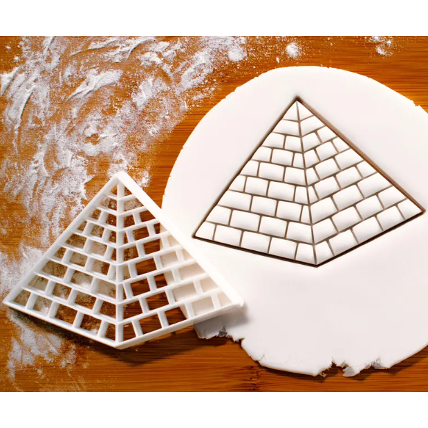 Cortadores de Biscoito Piramide Egito Molde  Cookies Confeitaria Biscuit Foundant
