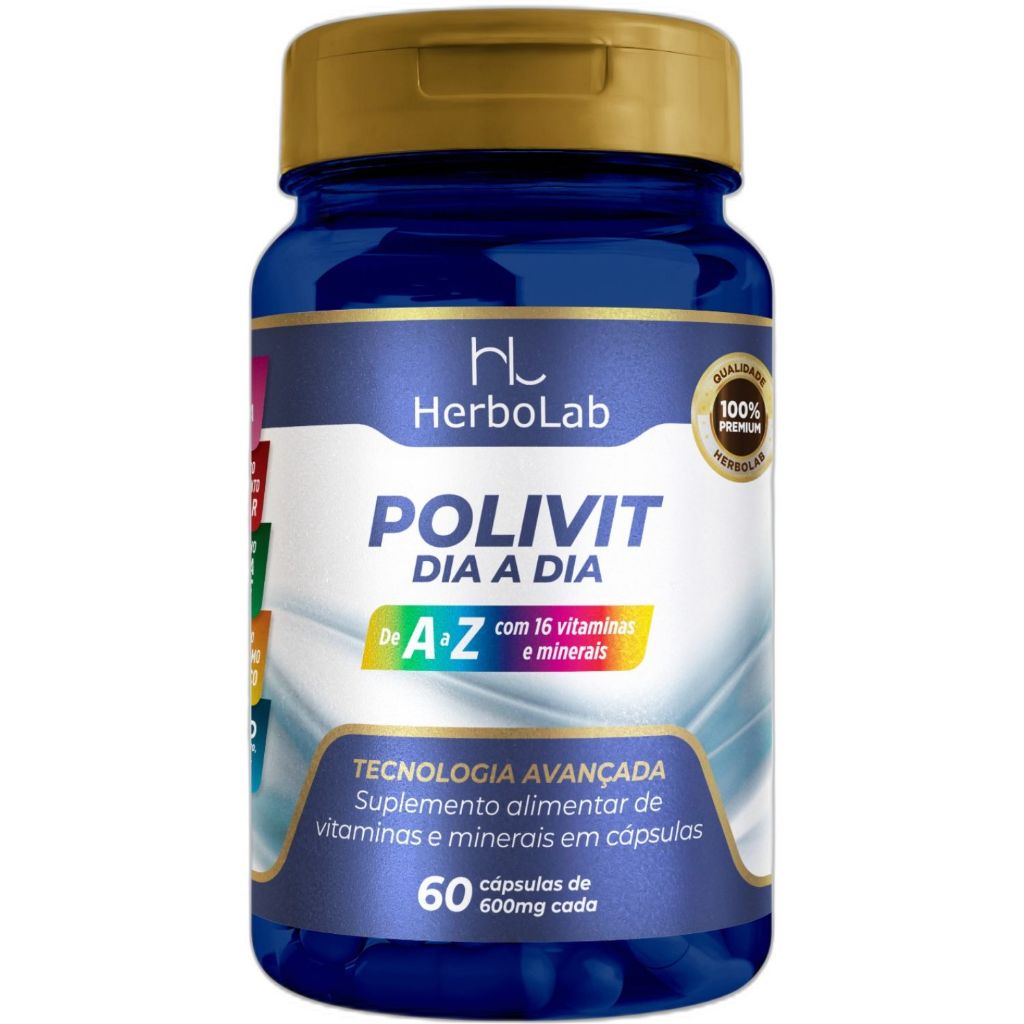 POLIVITAMÍNICO  DIA A DIA - 12 vitaminas, 9 minerais e o NAC N-Acetil L-Cisteína em Oferta na Shopee