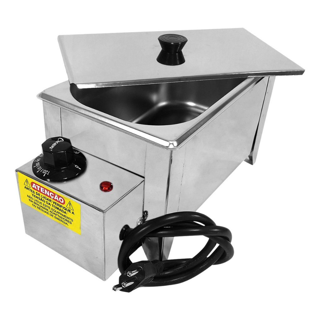 DERRETEDEIRA DE CHOCOLATE ELÉTRICA 1 CUBA 1/4X100 P/ 2,5KG 127V