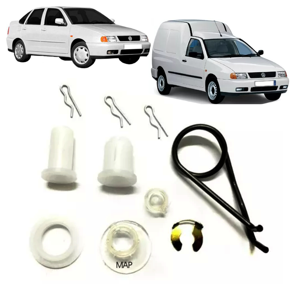 Kit Reparo Alavanca Cambio Trambulador Escort Hobby Verona Loggus Polo Classic sistema cabos em Oferta na Shopee