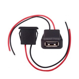 KIT Conectores USB Fêmea com acabamento Fios Soldar