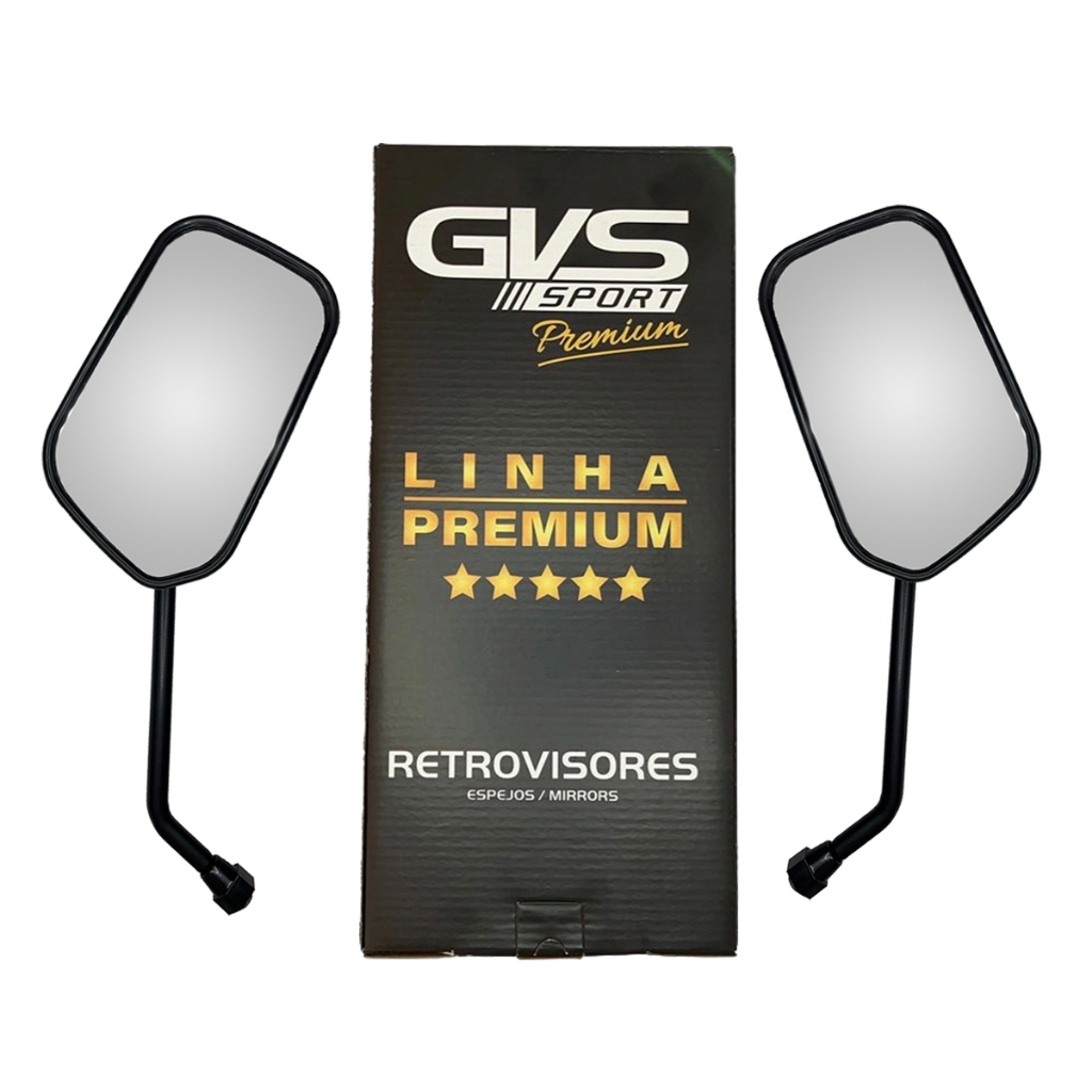 Retrovisor Rosca Honda Gvs Para Moto Cg 125-150 Titan Fan Lente Convexa Par em Oferta na Shopee