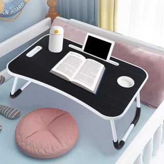 Mesa Portátil Dobrável Suporte Para Notebook Ipad Porta-Copo Cama em Oferta na Shopee