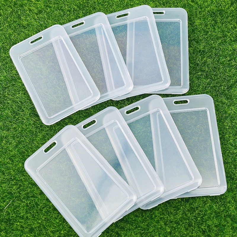 Porta Crachá Ultra resistente/estudantePorta Cartão Transparente Dupla Face Vertical