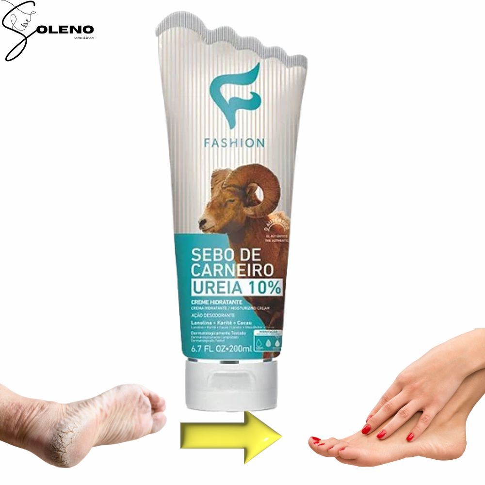 Fashion Ureia 10% Creme Hidratante 200g – Pele Macia, Saudável e Hidratada o Dia Todo