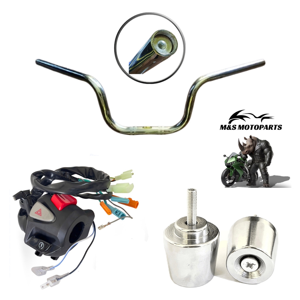 Kit Guidão Cargo Com pesinho e Punho de Partida CB500 F Kit p/ Motos Honda 160 Titan Fan Cargo Start