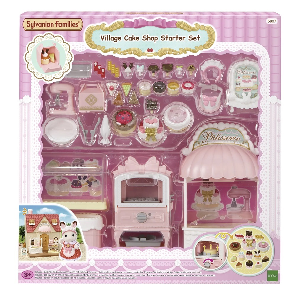 Sylvanian Families Kit inicial Confeitaria da Vila - Epoch em Oferta na Shopee