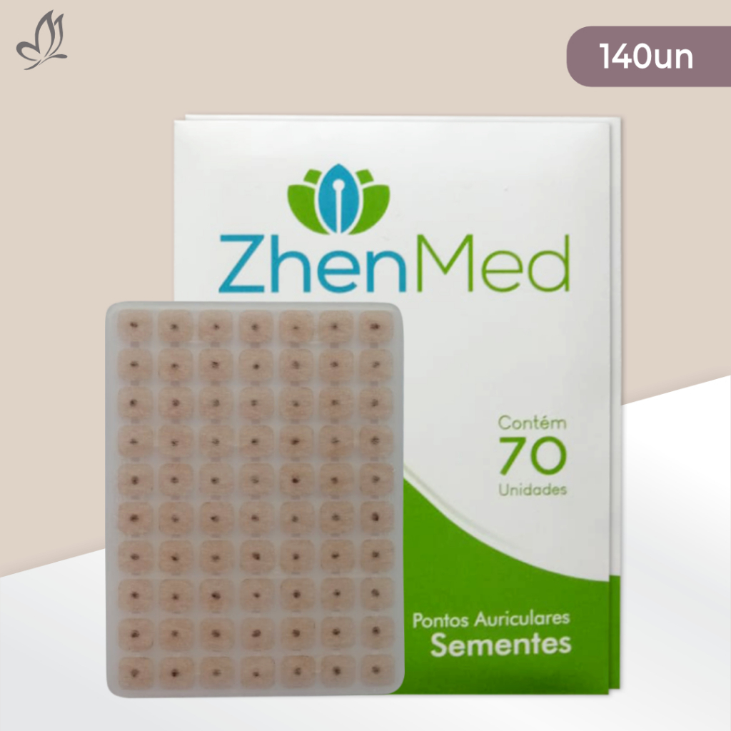 Kit Ponto Semente Mostarda Acupuntura Auricular 140un c/ micropore em Oferta na Shopee