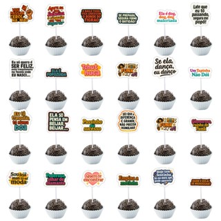 Tags Toppers de Docinhos e Cupcake Cantores Funk Furacão 2000 Decoração Festa em Oferta na Shopee