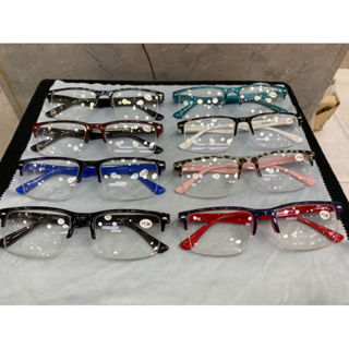 Óculos de grau pra perto leitura 9615 quadrado aperto em baixo masculino feminino unisex em Oferta na Shopee