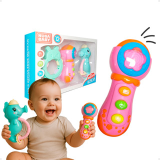 Kit Brinquedos Para Bebê Chocalhos Sensorial Brinquedo Infantil Musical Coisas de Bebê Nen...