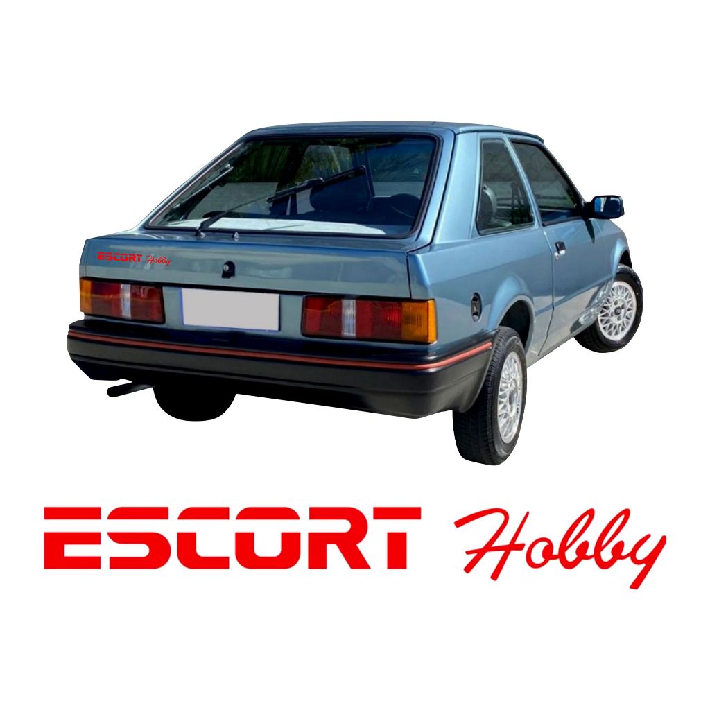 Adesivo Escort Hobby Emblema Traseiro Acessórios Carro Personalizado FD49
