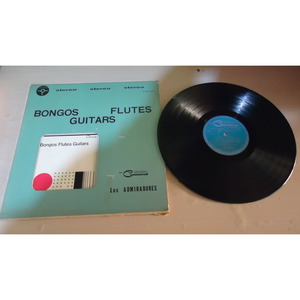 lp vinil. Bongos. Flutes. Guitars. Los Admiradores