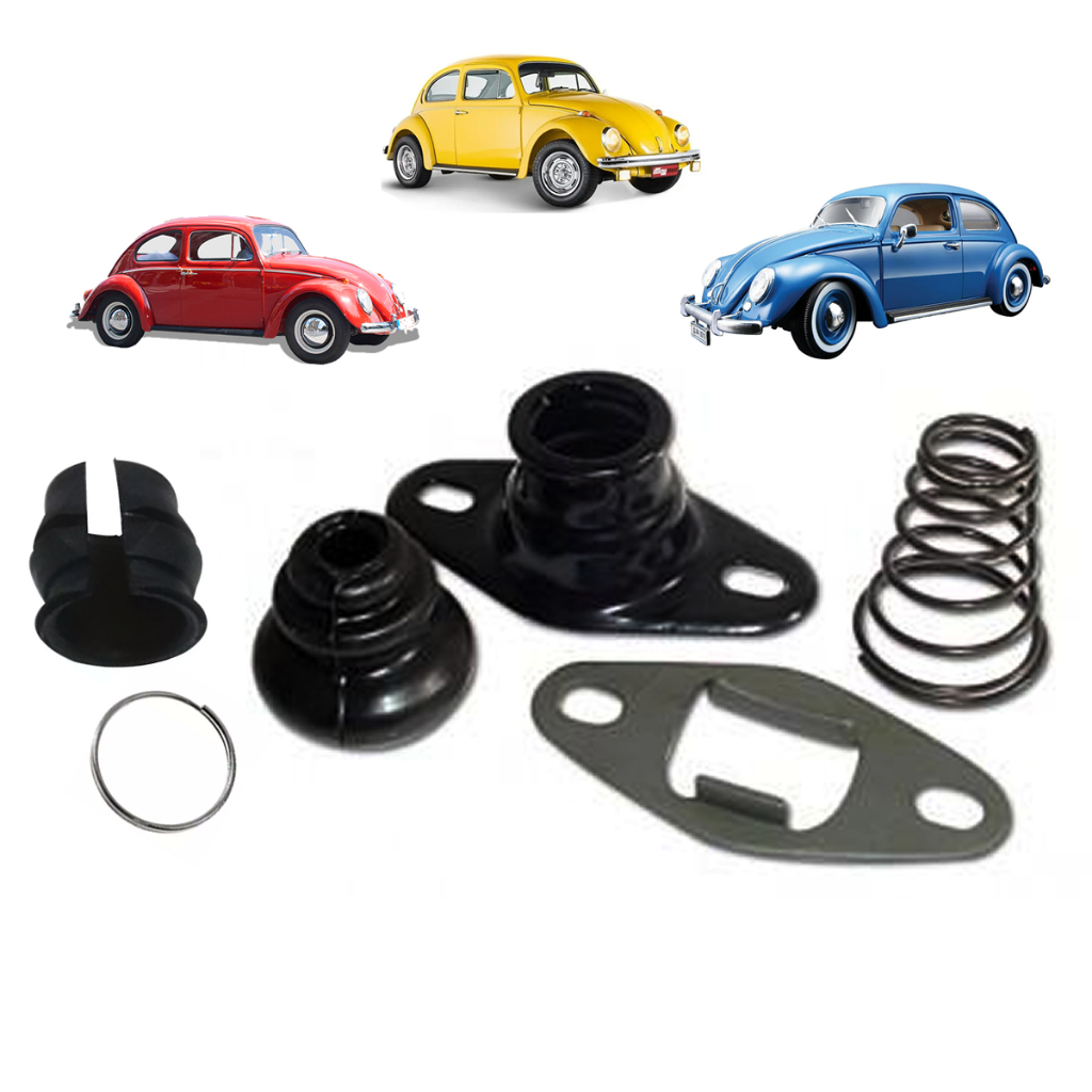 Kit Reparo Alavanca de Cambio com Bucha Varao do Trambulador Volkswagen Fusca Brasilia Variant todos