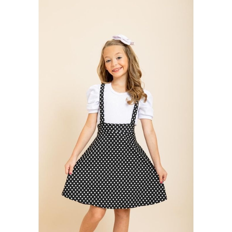 SALOPETE GODE SUSPENSÓRIO INFANTIL/JUVENIL MODA EVANGÉLICA FEMININA GOSPEL