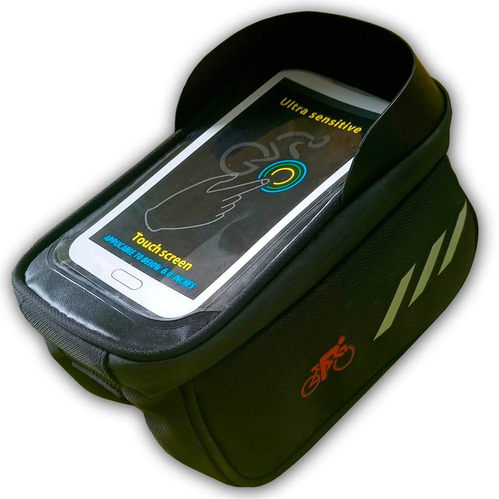 Bolsa Quadro Celular Alforje Porta Objeto Bike Bicicleta CZO