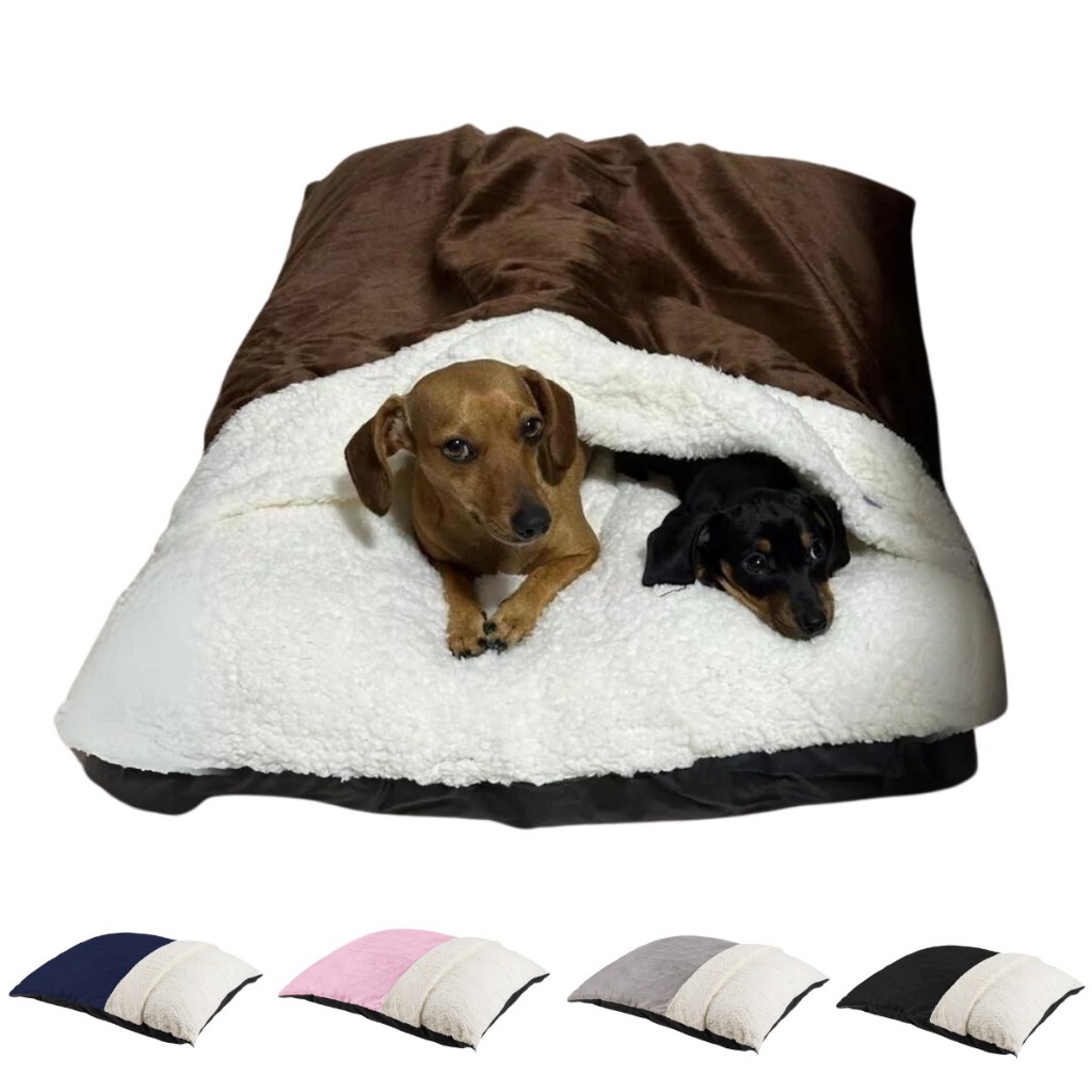 Caminha de Cachorro Saquinho de Dormir Para Gato Pele de Carneiro Cama Pet Canguru Saco De...