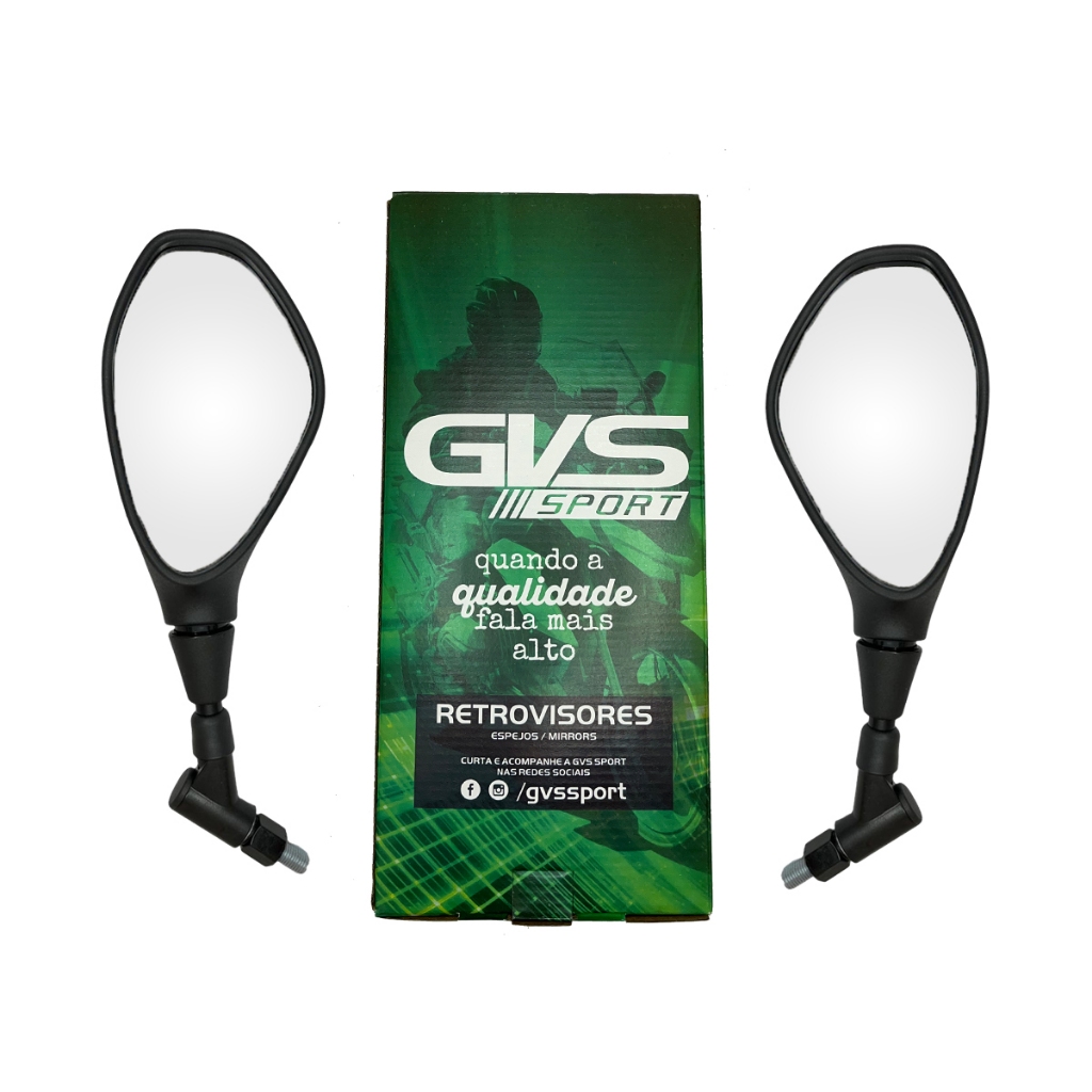Retrovisor F800 Rosca Honda Giro 360 Gvs Original Lente Plana Moto Elite 125 Lead em Oferta na Shopee