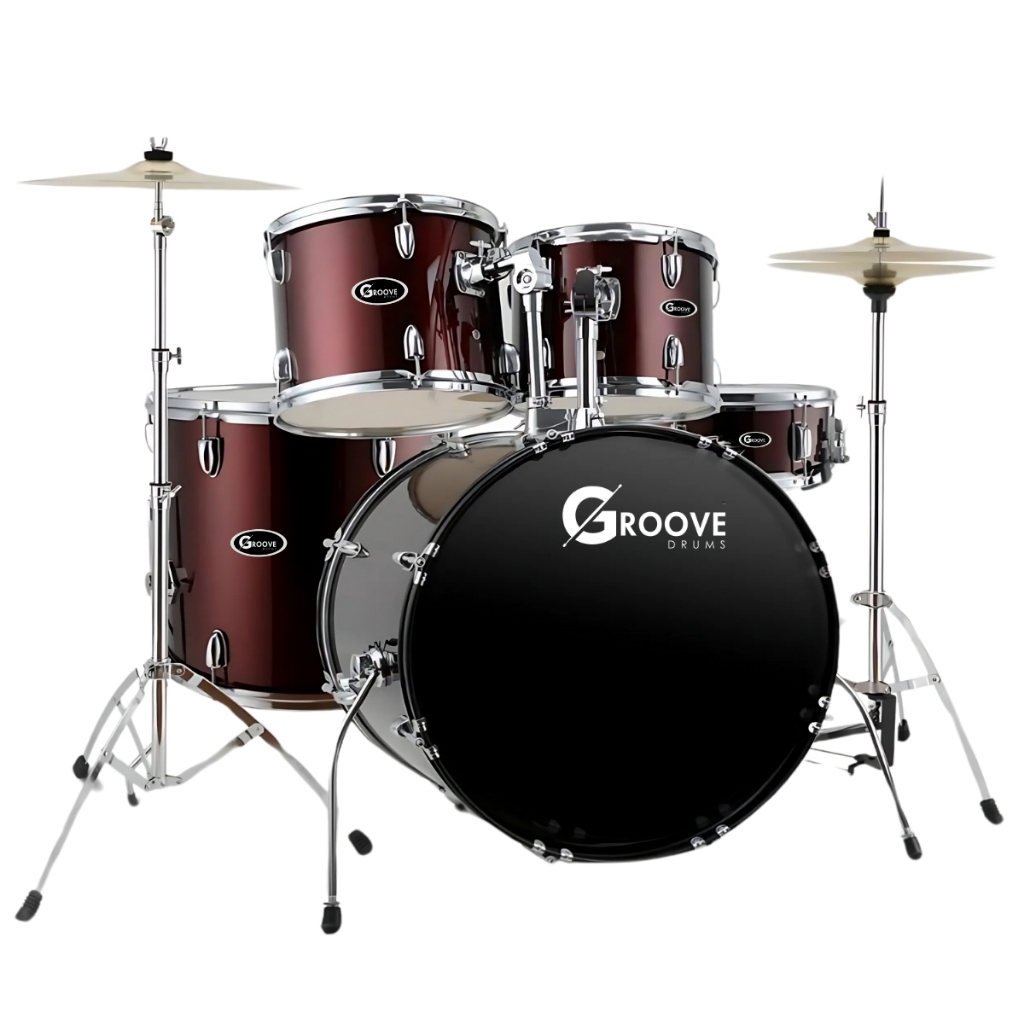 Bateria Acústica Groove Alligator Gd922 Bumbo 22 Completa
