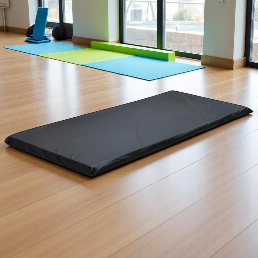 Colchonete p/ Academia 90x40x3cm Espuma Macia Impermeável Compacto Yoga Pilates