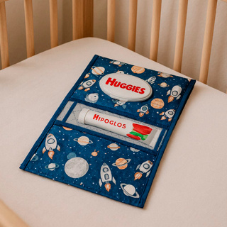 Porta Lenço Fraldas e Pomadas Portátil Estampado Sublimado Bebê em Oferta na Shopee