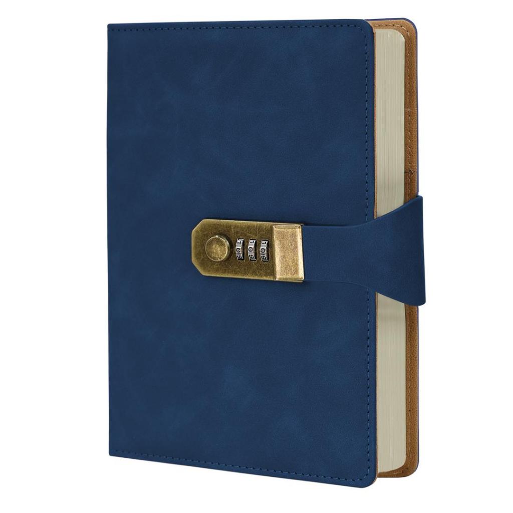 LUMAI Caderno Diario com Cadeado Segredo Senha 288 paginas Lock Proteção para Escrita Protegida