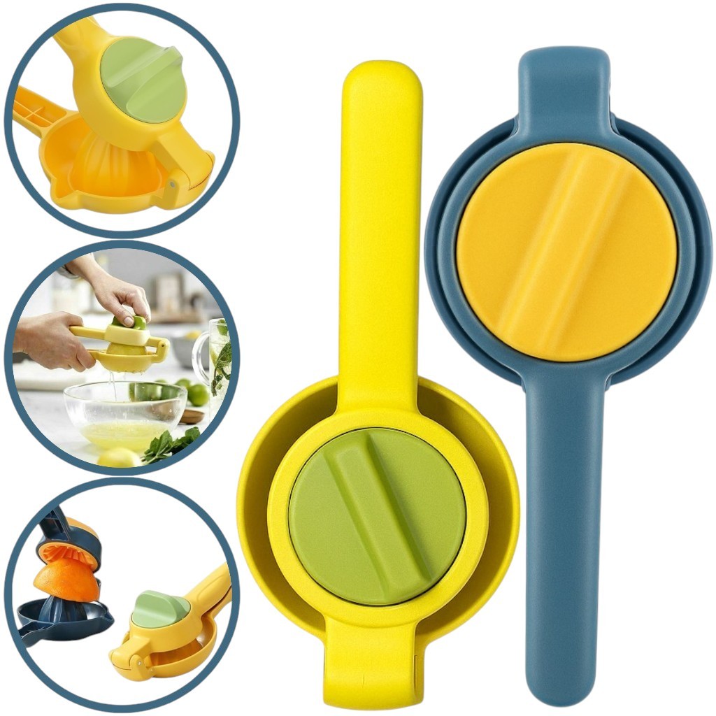 Espremedor Manual Com Rotação Giratório Para Suco De Fruta Laranja Limão Uso Fácil em Oferta na Shopee