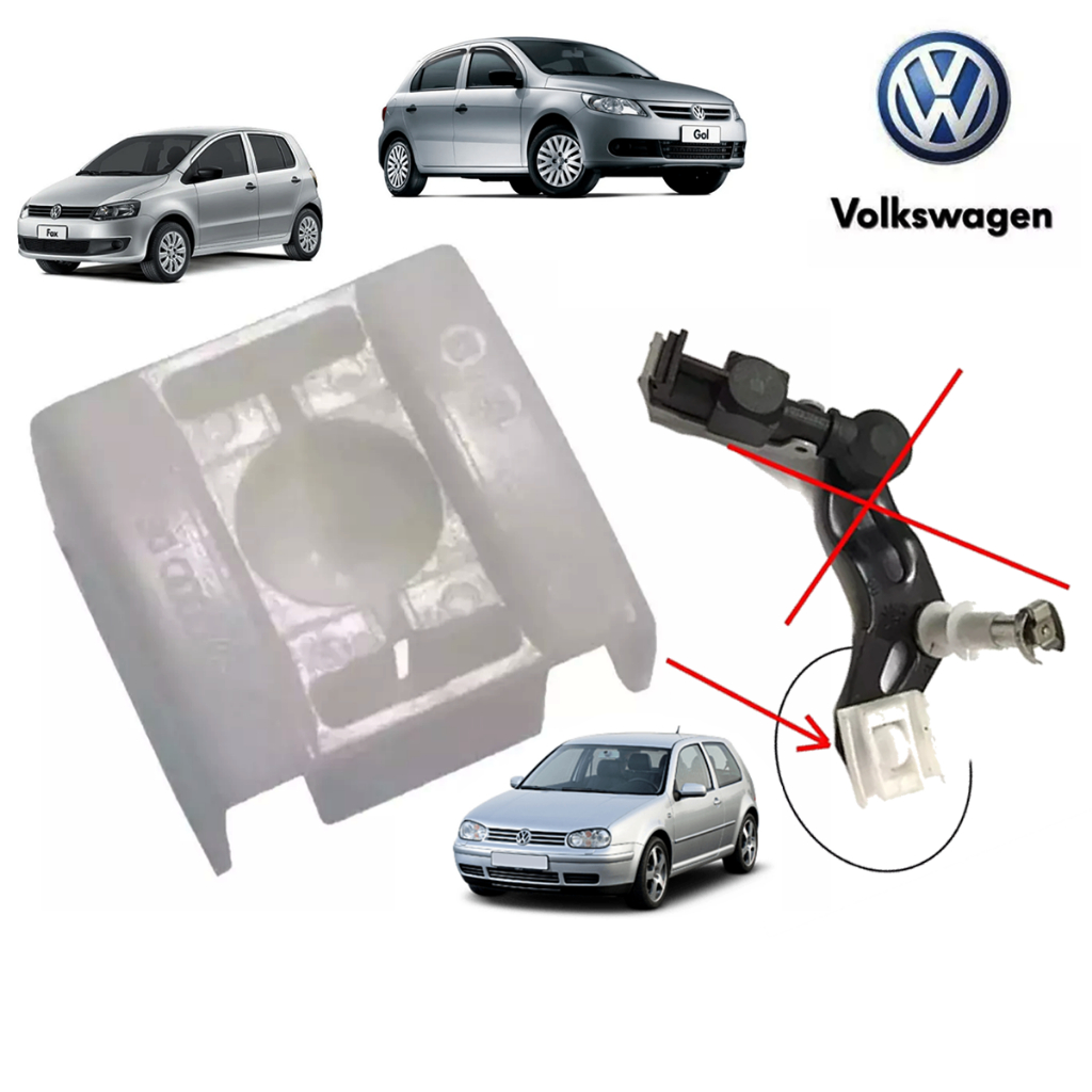 Bucha Guia Trambulador Alavanca Gol Voyage Saveiro G5 G6 G7 G8 Fox Golf Polo Original Volkswagen em Oferta na Shopee