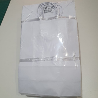 Sacola Papel Branca P/M/G - 10 Unidades - Cromus em Oferta na Shopee