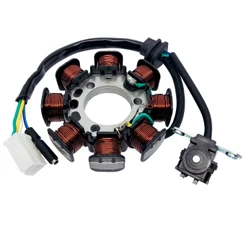 Estator Completo Titan 150 2004 A 2008 C/ Bobina De Pulso
