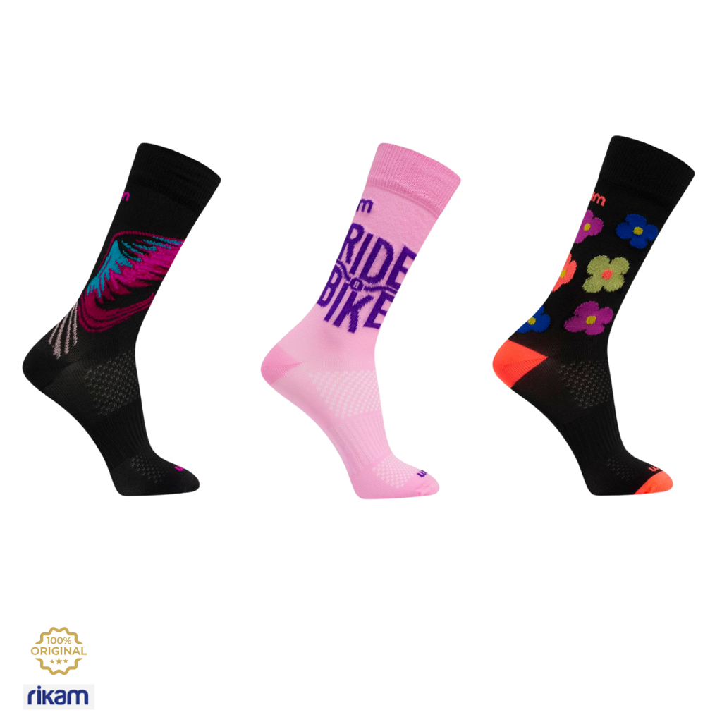 Meia Ciclismo Corrida Mountain Bike Academia Rikam em Oferta na Shopee