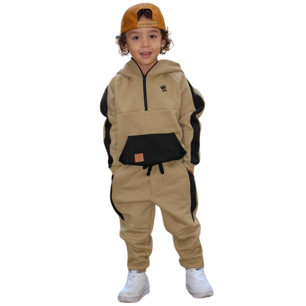 Kit Moletom Infantil Juvenil Blusa e Calça Inverno Menino